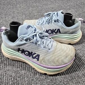 Hoka One One Gaviota 5 Women's Size 9B Airy Blue Sunlit Ocean Running Shoes